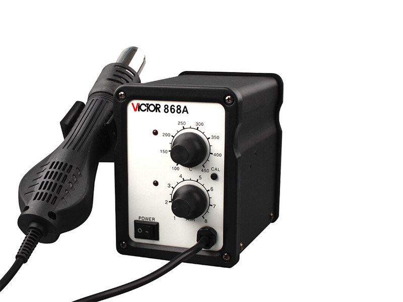 Portable SMD 2 In 1 Soldering Rework Station Hot Air Desoldering Tool