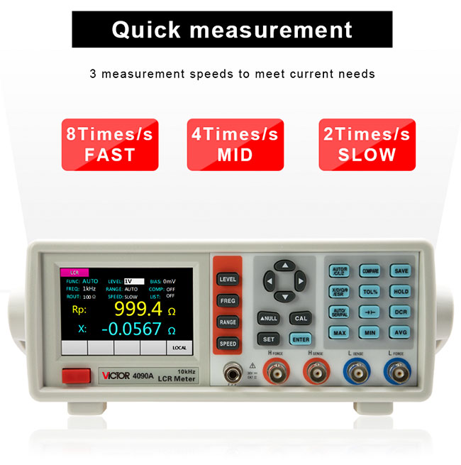 Desktop LCR Digital Meters With Automatic Balance Bridge Principle