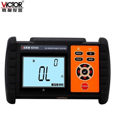 VICTOR 6310A DC Low Resistance Tester 30KOHM resistance range 500 group data storage