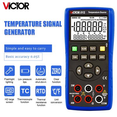 VICTOR 01S Temperature Signal Generator Temperature Source process calibrator multimeter