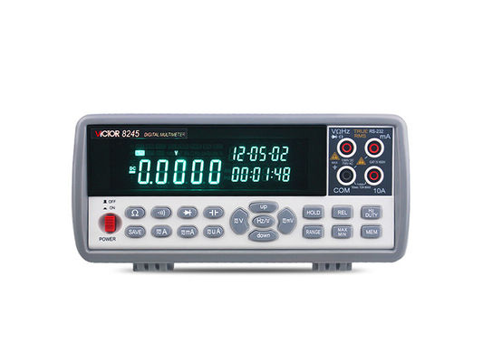 Automatic Bench Type Digital Multimeter polarity test With Clock Display