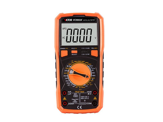 Victor Vc9802a+ Digital Multimeter Manual Range For Measuring Resistance