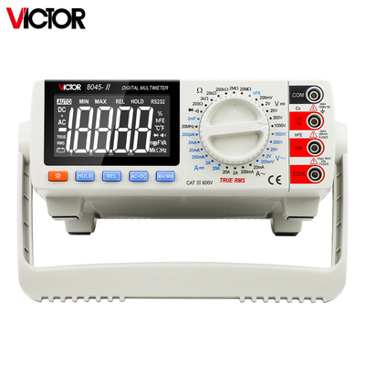 VC8045 II Table Top Multimeter 19999 Counts Electrician Transistor Capacitance Tester