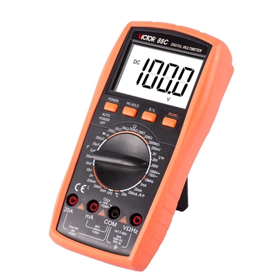 VICTOR 88C Manual Range Digital Multimeter 1999 Counts With True RMS 1000V/20A AC DC With Temperature Frequency