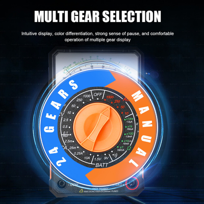 Portable Commercial Electric Analog Multimeter Tester For Small Current Circuits