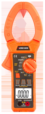 VICTOR New 6050 clamp meter AC DC 2000A with temperature  digital clamp multimeter