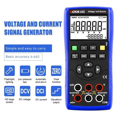 VICTOR 04S Voltage/mA Source calibrator tester Temperature calibrator ...