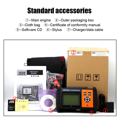 VICTOR 6310A DC Low Resistance Tester 30KOHM resistance range 500 group data storage