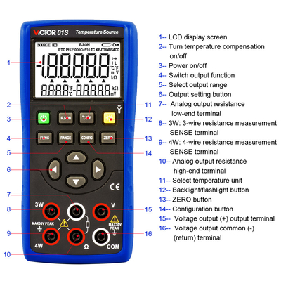 VICTOR 01S Temperature Signal Generator Temperature Source process calibrator multimeter