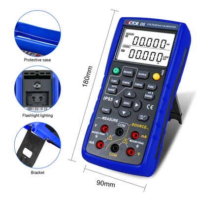 VICTOR 06 V/mA calibrator measure DCV DCA simulating output DC voltage, DC current