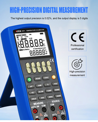 VICTOR14+ temperature calibrator RTD Measurement Multifunction Process Calibrator