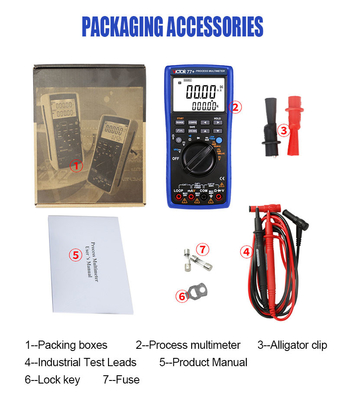 20mA Signal Output 24V Victor 77+ Process Meter 2 In 1 Digital Multimeter