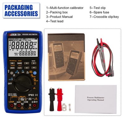 VICTOR 78+ New product Process Multimeter DCV 1000v ACV VFC Resistance Continuty Digital Multimeter
