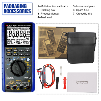 VICTOR 79A+ Professional Multifunction Process Calibrator Multimeter Digital Process Multimeter
