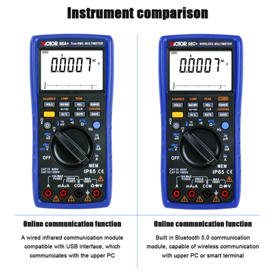VICTOR 98C+ wireless Digital Multimeter 22000 counts display auto range multimeter
