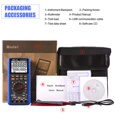 VICTOR189A 0.025% Accuracy 55000 Counts VICTOR Digital Multimeter 1000V Fuse Protection