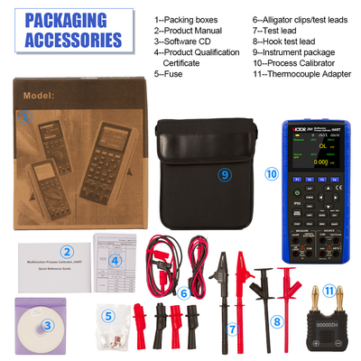 24 Volt Loop Circuit IP65 Multifunction Process Calibrator 5 Digits Display