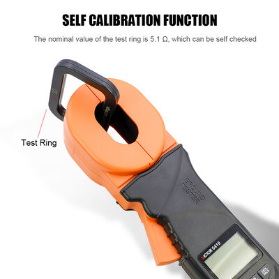 6V DC Clamp Type Digital Earth Resistance Tester 30A 1300Ω 32mm