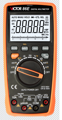 22000 Counts Digital Auto Range Multimeter LCD Display VICTOR 86E