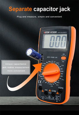 750V 1000V VICTOR Digital Multimeter VC9208 For Ohm Tester Meter Tools