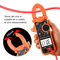 VICTOR Digital Clamp Meter 5999 Counts AC DC 600V 600A With Live NCV Flashlight