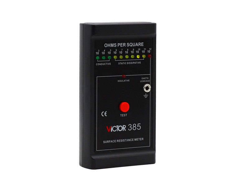 VICTOR 385 Digital Earth Resistance Tester Surface Resistance Meter ...