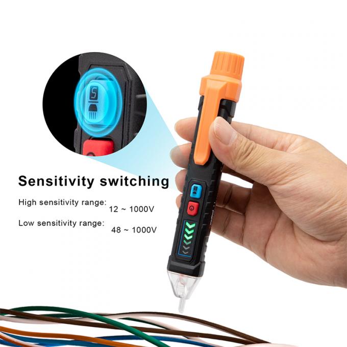 ABS Contactless Voltage Tester Pen 1000V Smart Sensitivity Adjustable