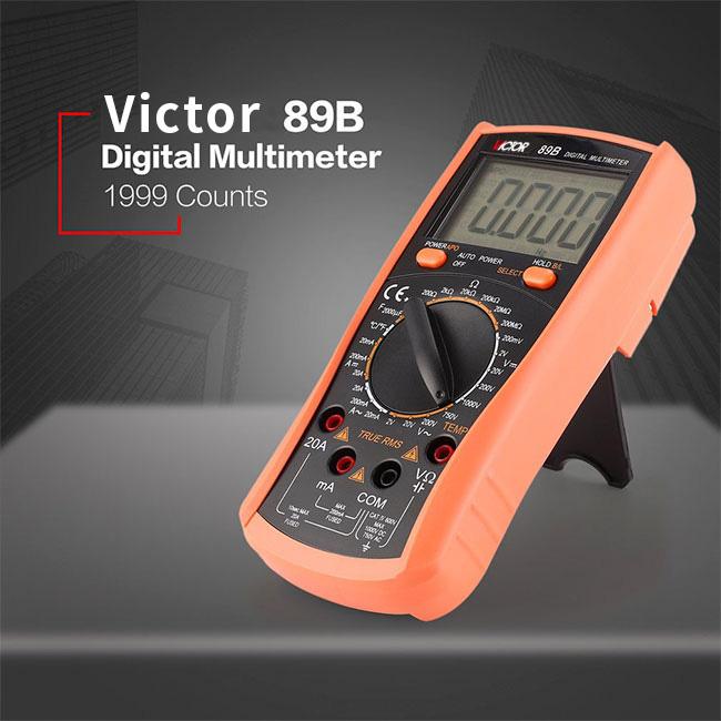 Intelligent Manual Ranging Digital Multimeter 2000 Counts
