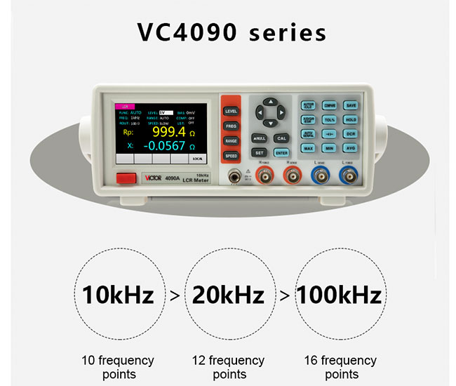 Desktop LCR Digital Meters With Automatic Balance Bridge Principle