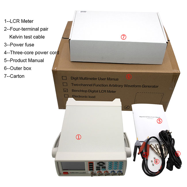 Desktop LCR Digital Meters With Automatic Balance Bridge Principle
