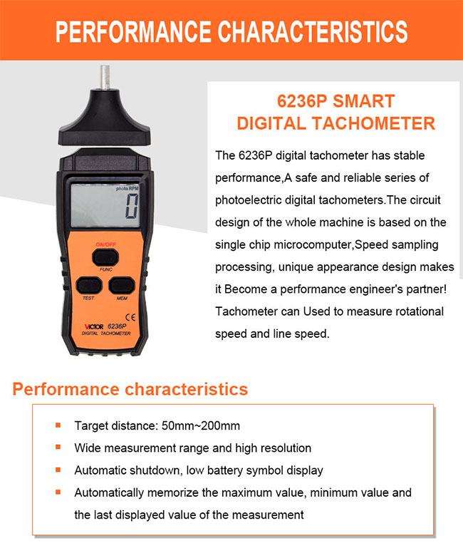 VICTOR 6236P Multifunction Environment Meters 1