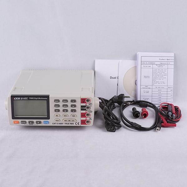 USB Interface Benchtop Digital Multimeter 1000V 10A With Backlight