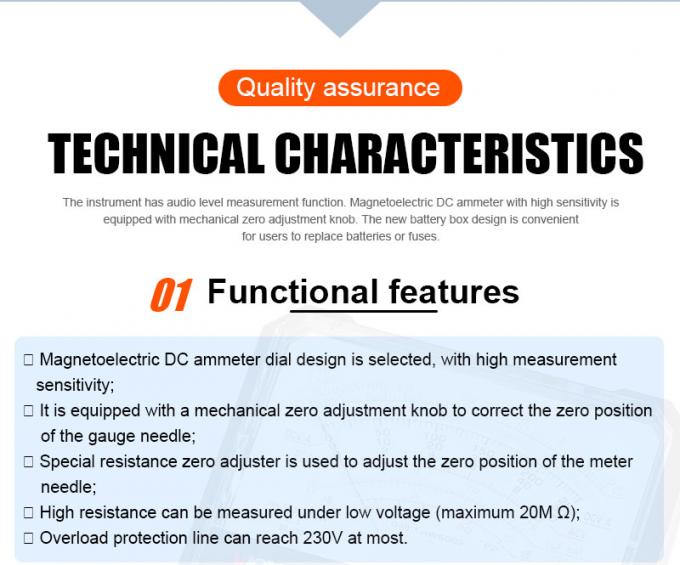 VICTOR 3021 Portable Commercial Electric Analog Multimeter 5 Portable Commercial Electric Analog Multimeter Tester For Small Current Circuits 3