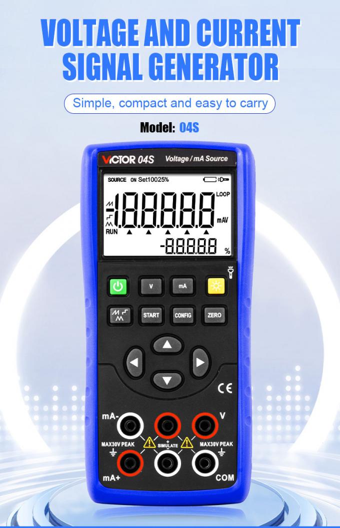 VICTOR 04S Voltage/mA Source calibrator tester Temperature calibrator ...