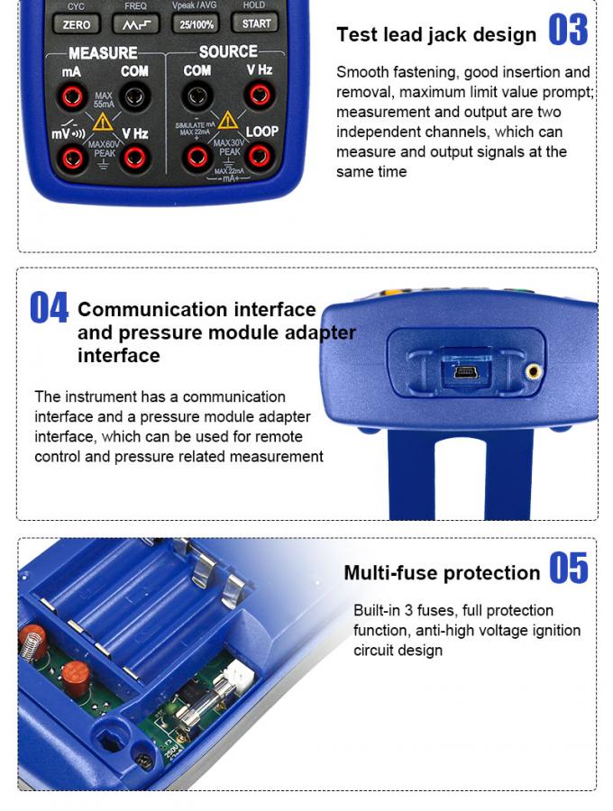VICTOR15+ Multifunction Process Calibrator Handheld Battery-Operated ...